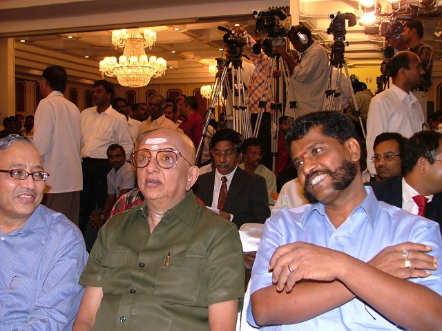 In audience The Hindu Mr Murali, Tughlak Mr Cho Ramaswamy and Mr Nakeeran Gopal