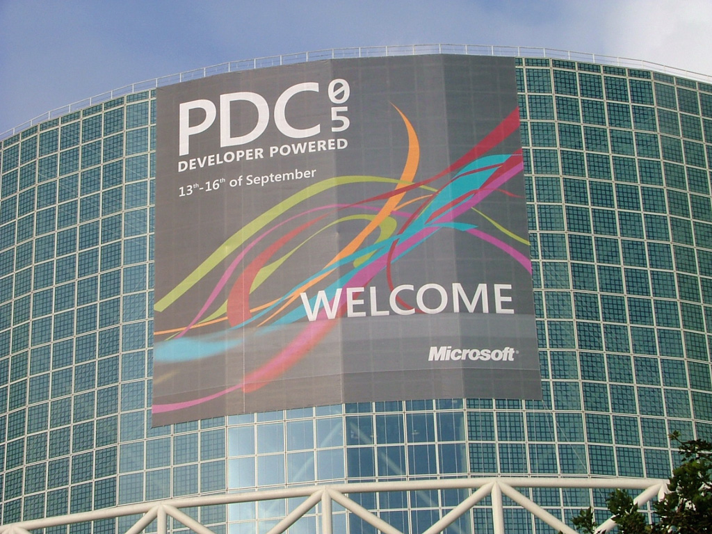 Reporting from Los Angeles – Microsoft PDC ’05