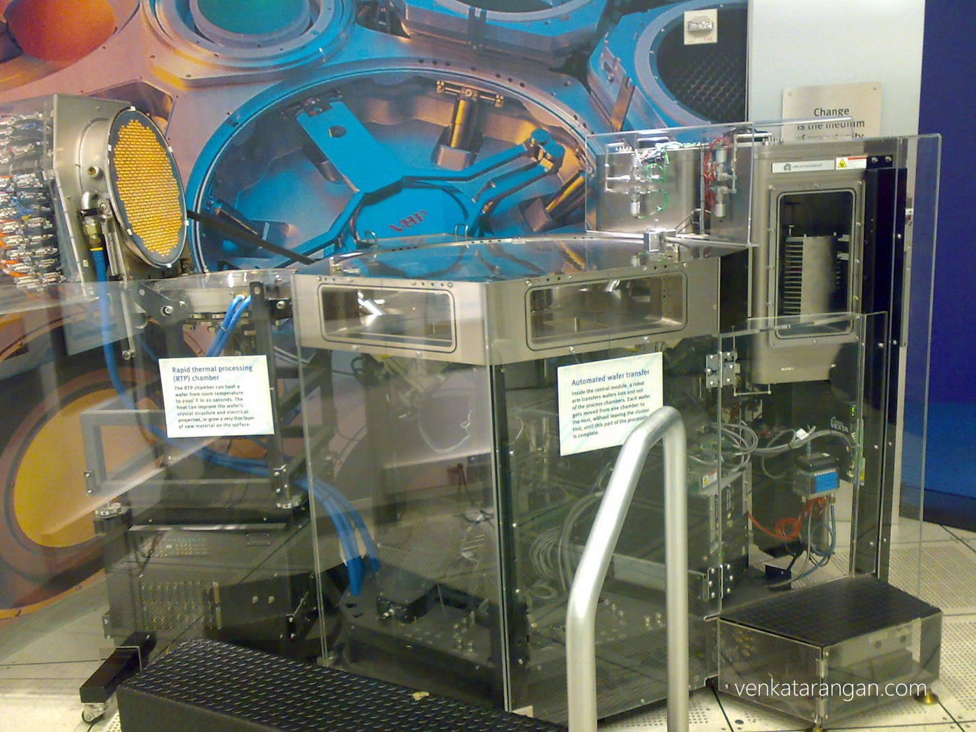 San Jose Tech Museum - Chip Fabrication - Automatic Wafer Transfer