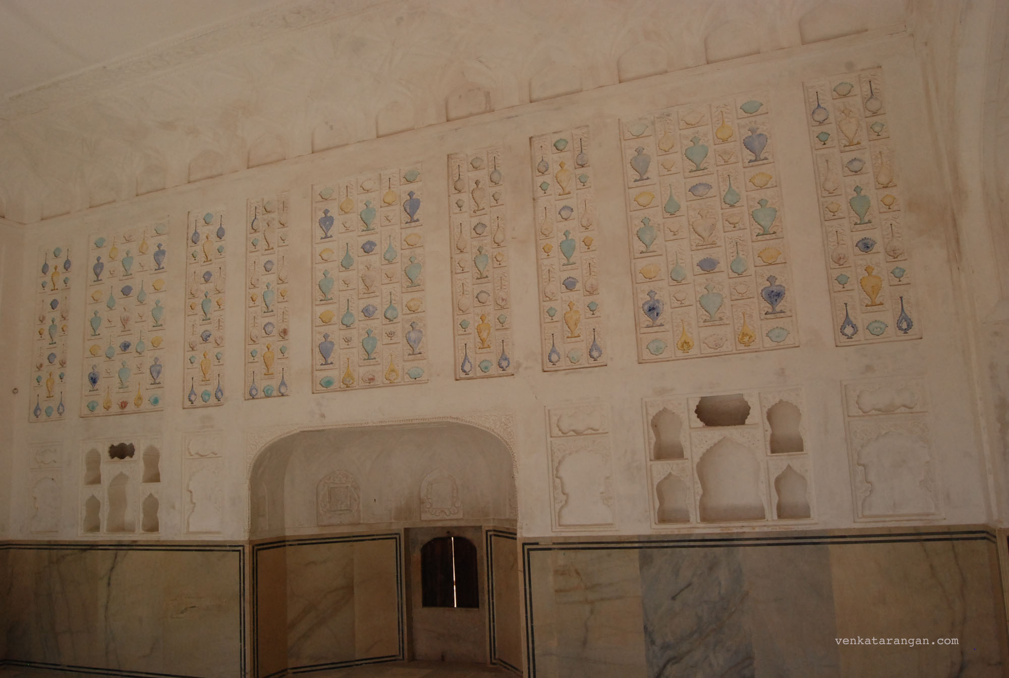 Jai Mandir with glass inlaid panels