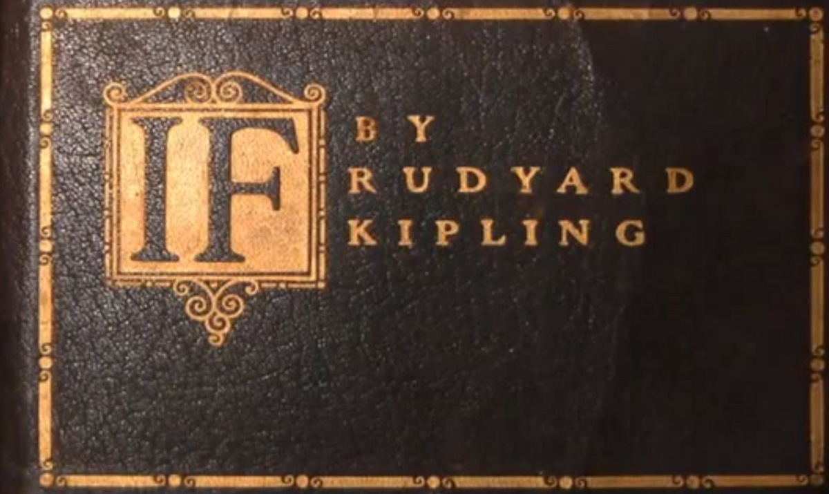 “If” by Rudyard Kipling