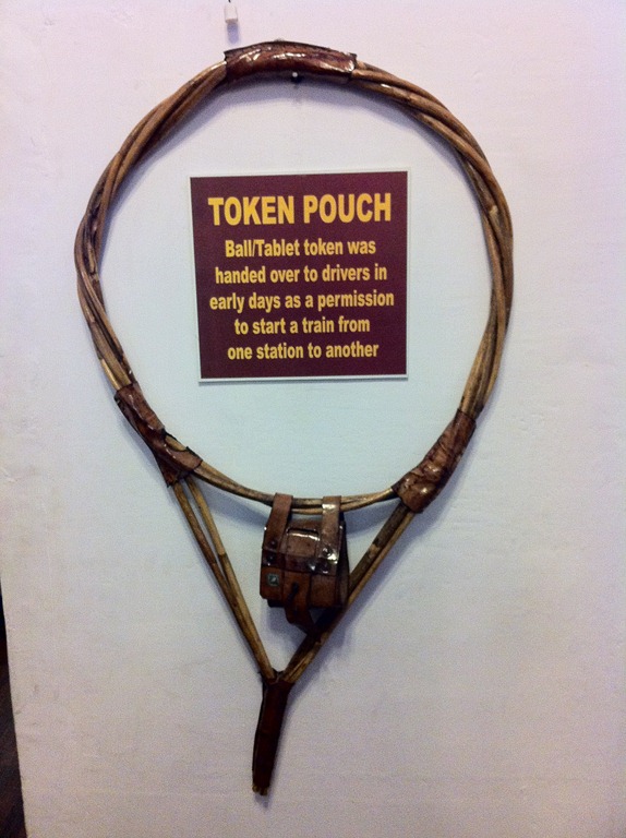 Token Pouch used as token by drivers - Bangalore City Station Museum