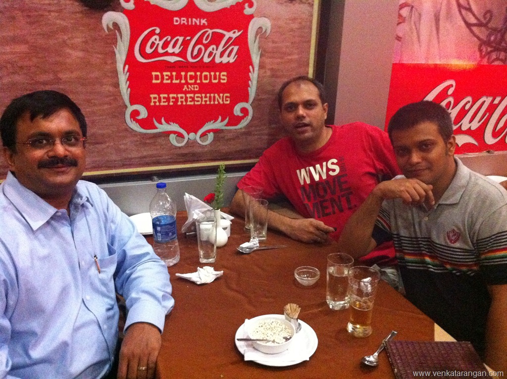 Dinner with friends of Microsoft India community
