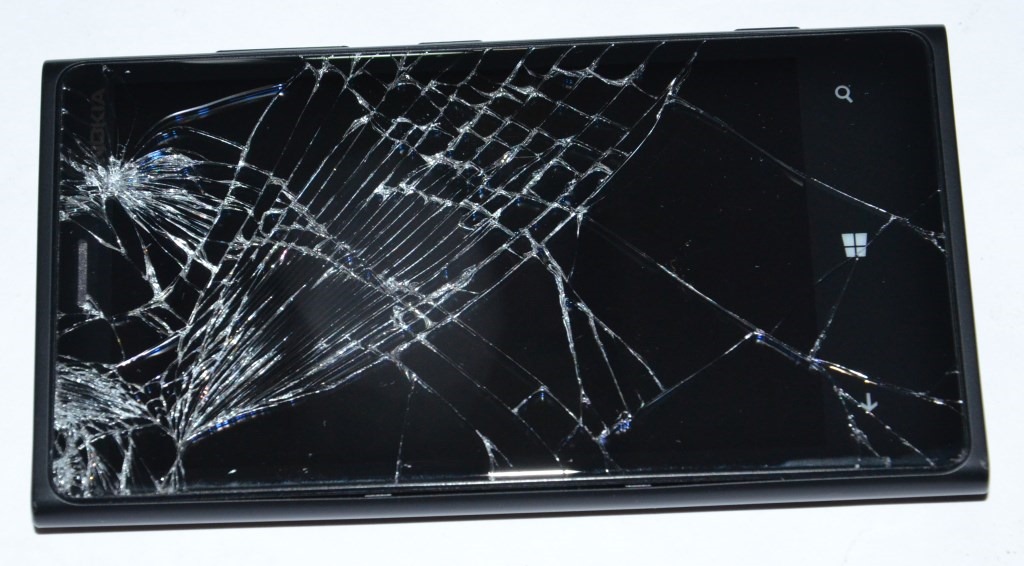 Broke the glass in Nokia Lumia 920