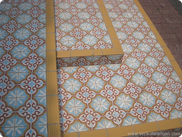 Floor tiles in Central Market,Kuala Lumpur