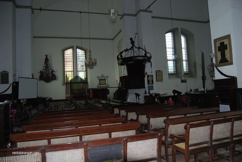 Inside the Dutch Reform Anglican Church (Galle)