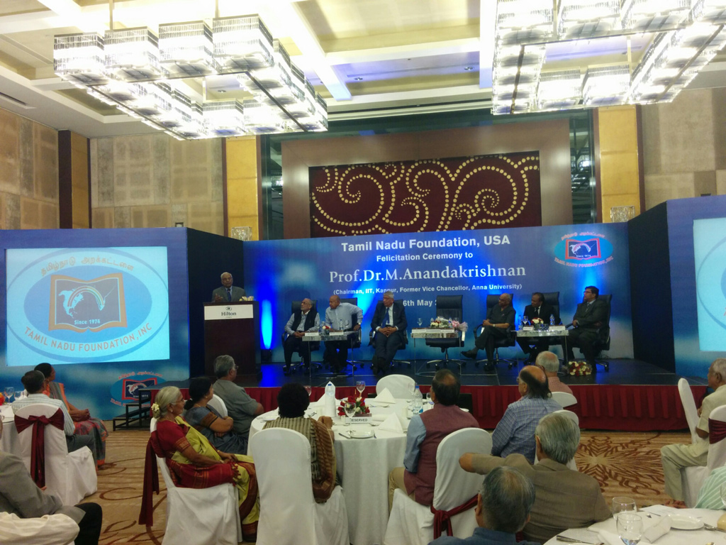 Padma Shri Prof.M.Anandakrishnan Felicitation at Hotel Hilton