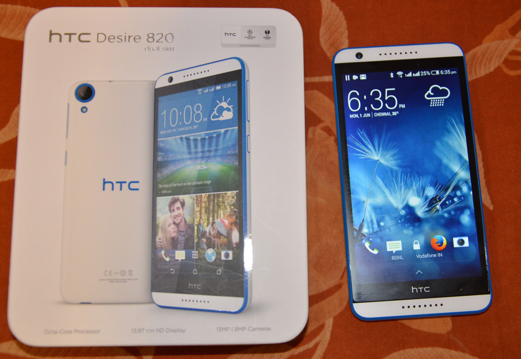 HTC Desire 820 Dual Sim bought on Jan 4, 2015