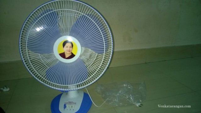 Tamil Nadu Government Priceless Electric Table Fan