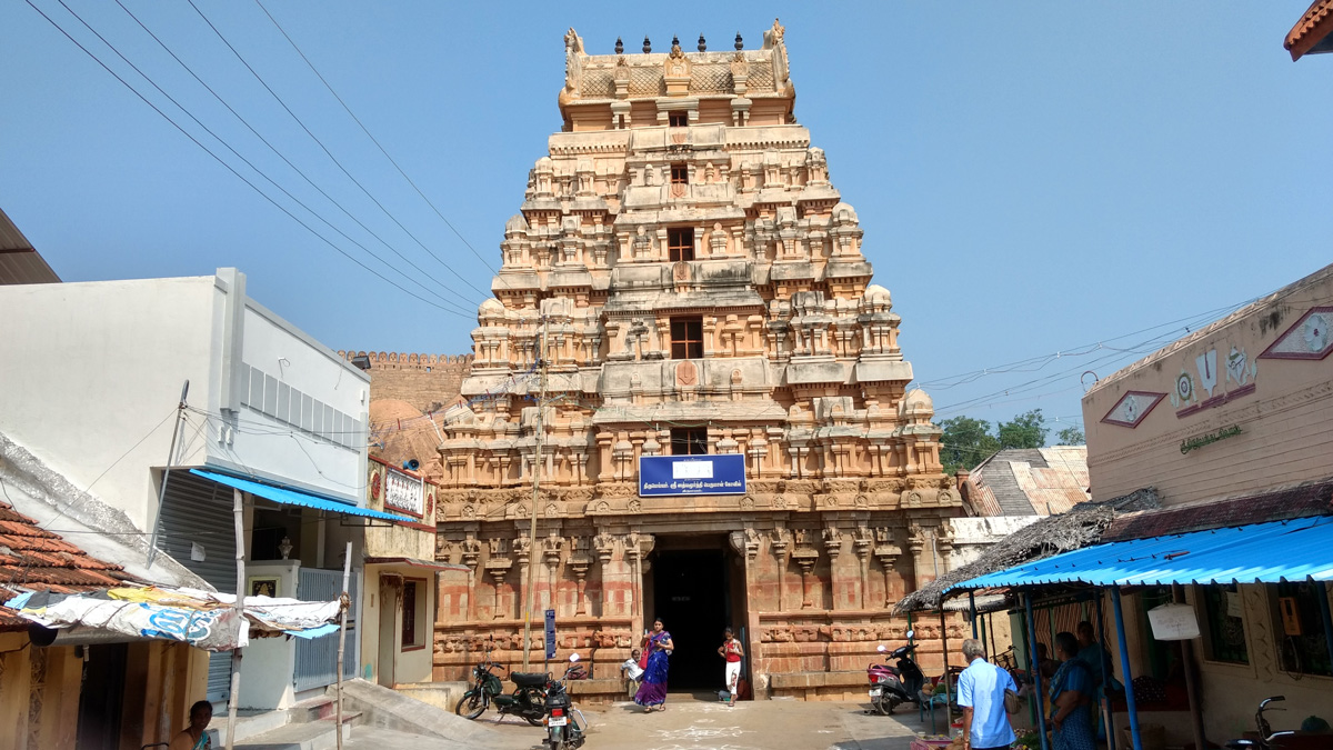 Sri Satyamoorthi Perumal Temple, Thirumayam Gopuram