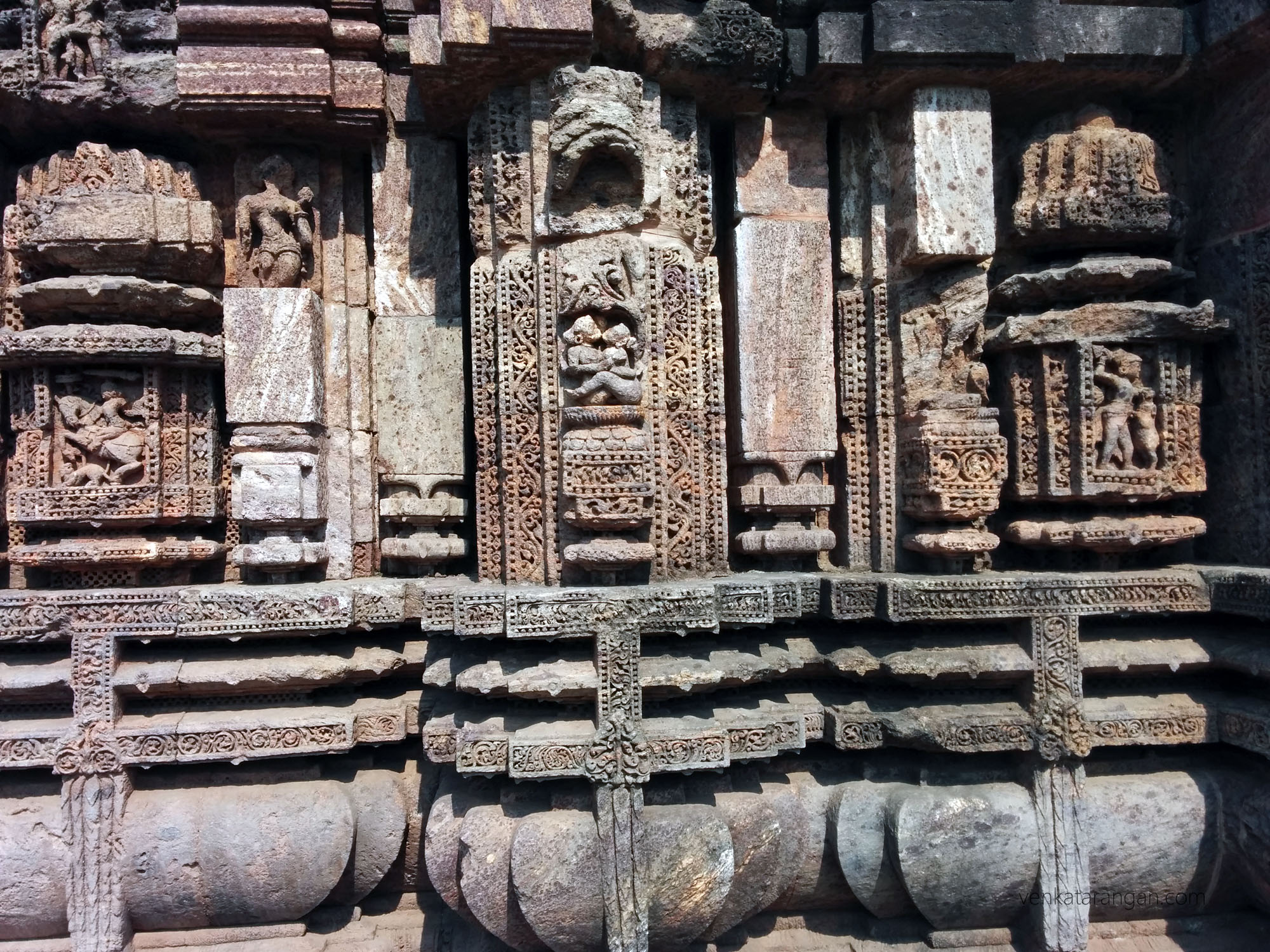 Konark Sun Temple - intricate carvings everywhere