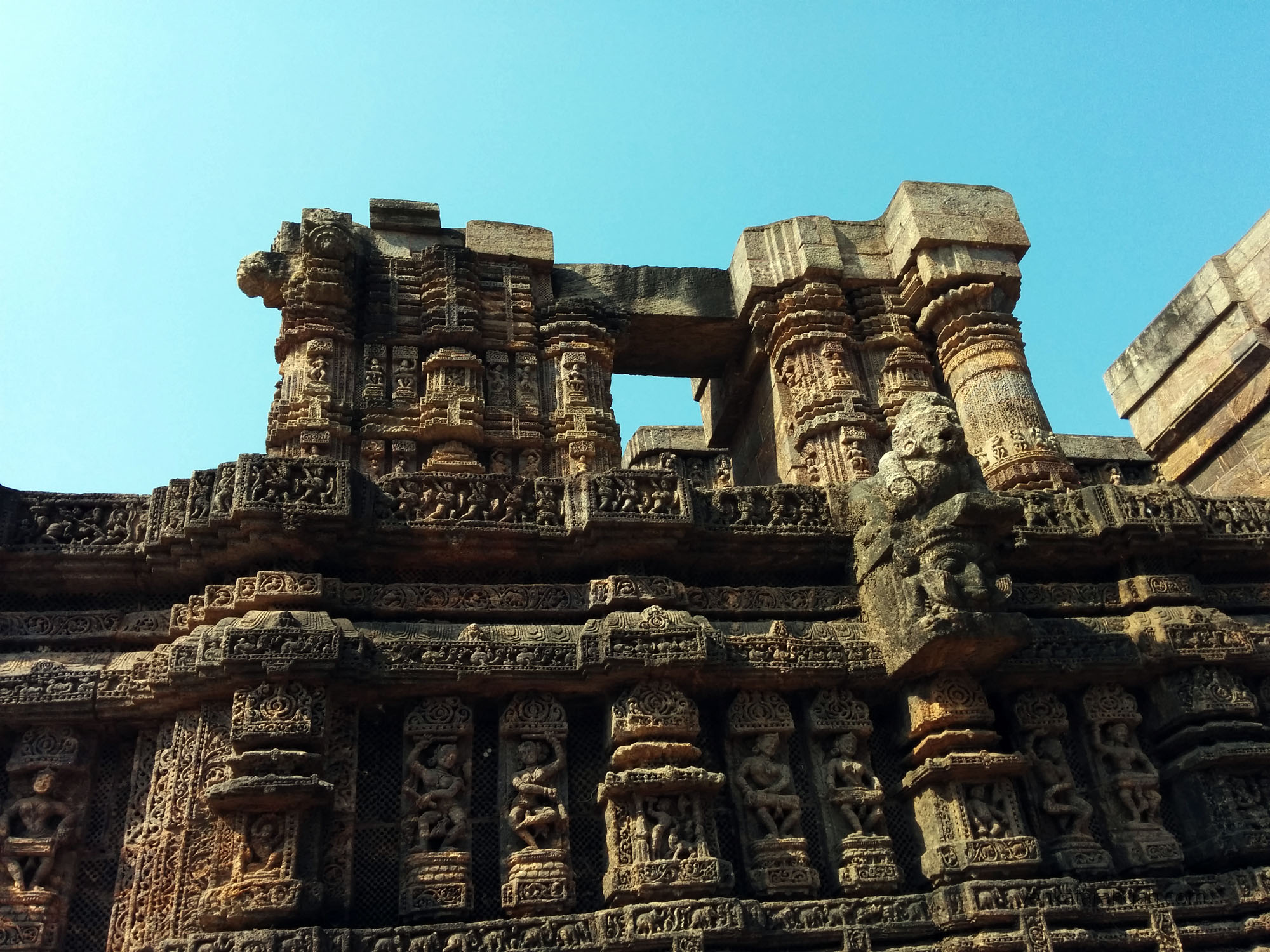 Konark Sun Temple - layers of carvings