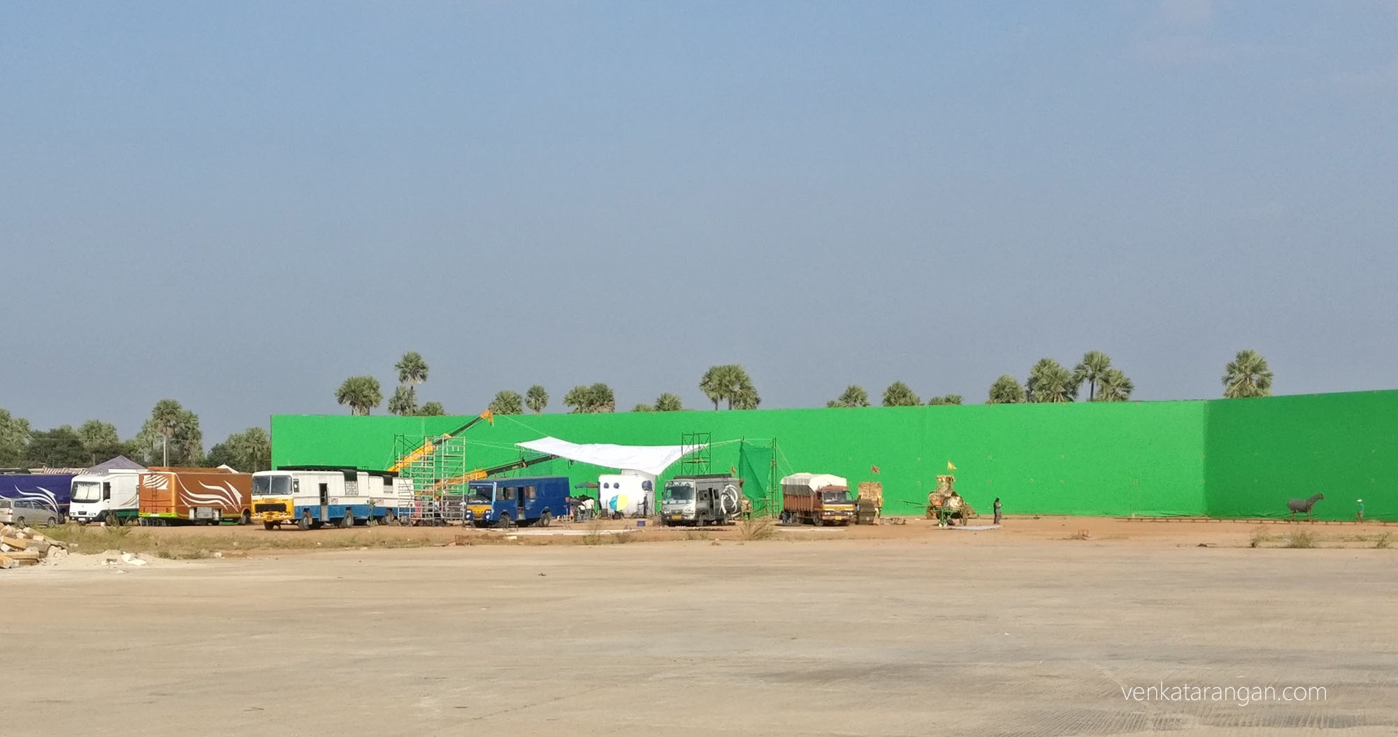 Ramoji Film city - Live film shooting with a green screen
