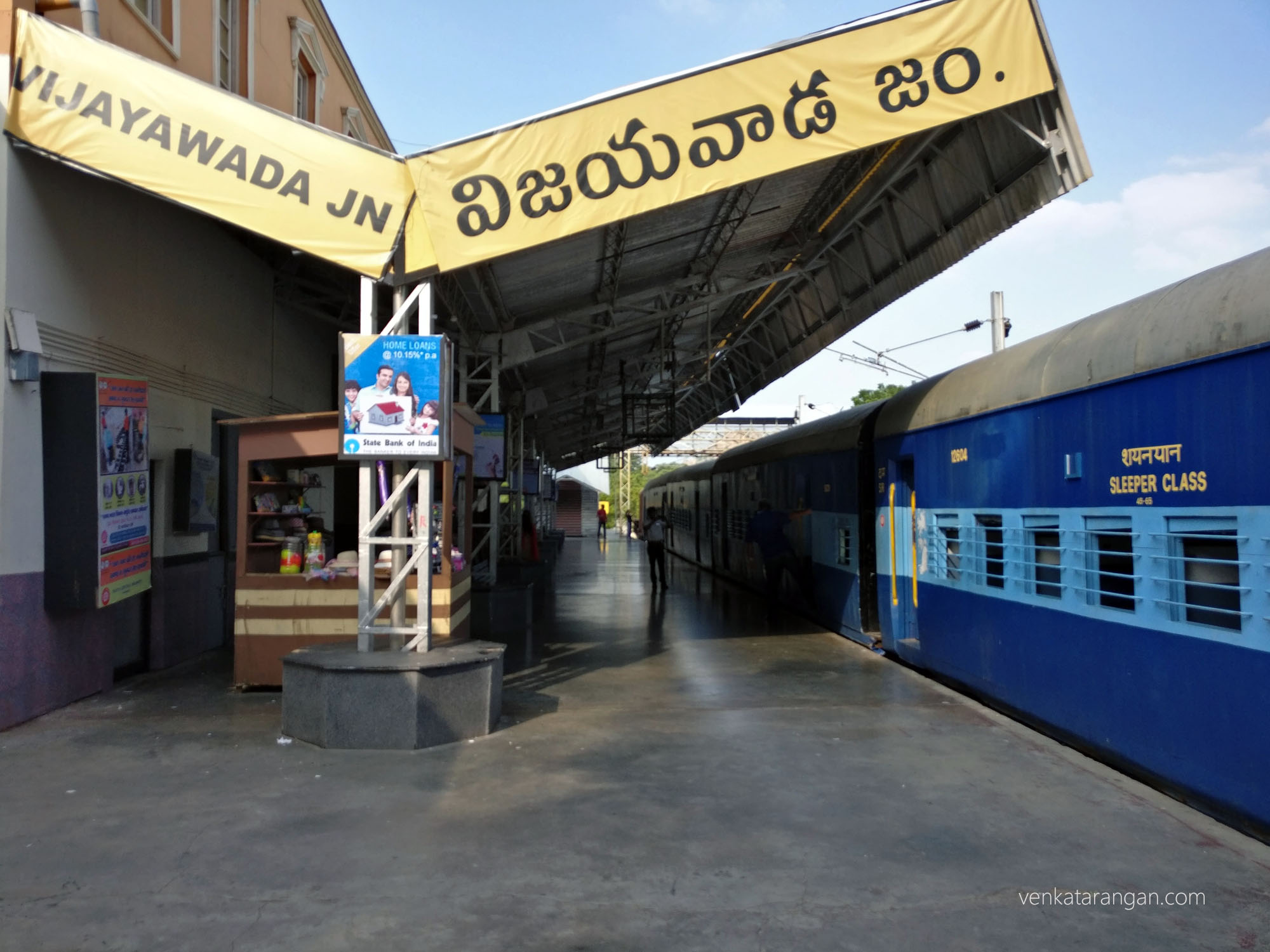 Ramoji Film City - A Railyway station that has 3 names - Vijayawada, Hyderabad, and, Chennai Basin Bridge