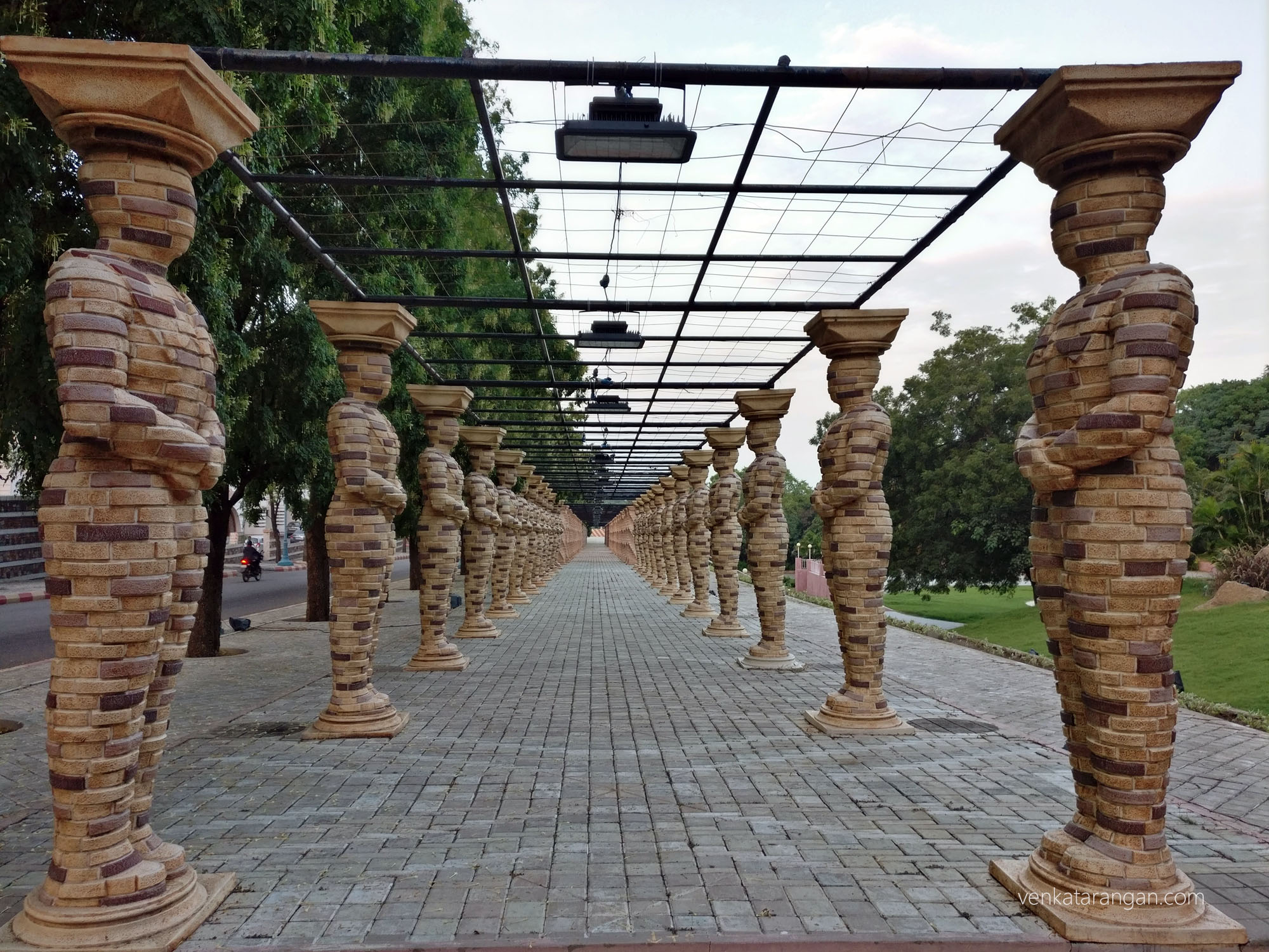 Ramoji Film city - Pathway that's come in many films