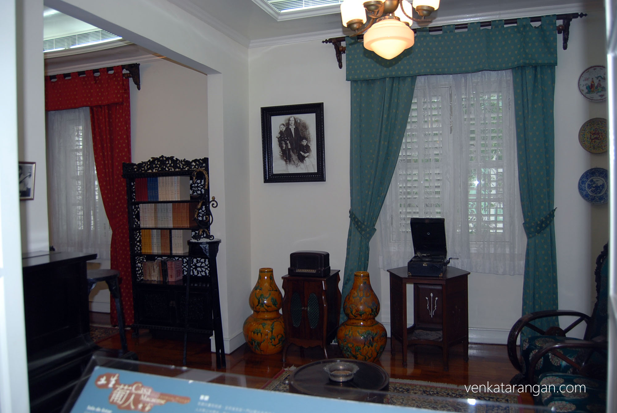 Furniture preserved as they were when the Portuguese colonial rulers lived here