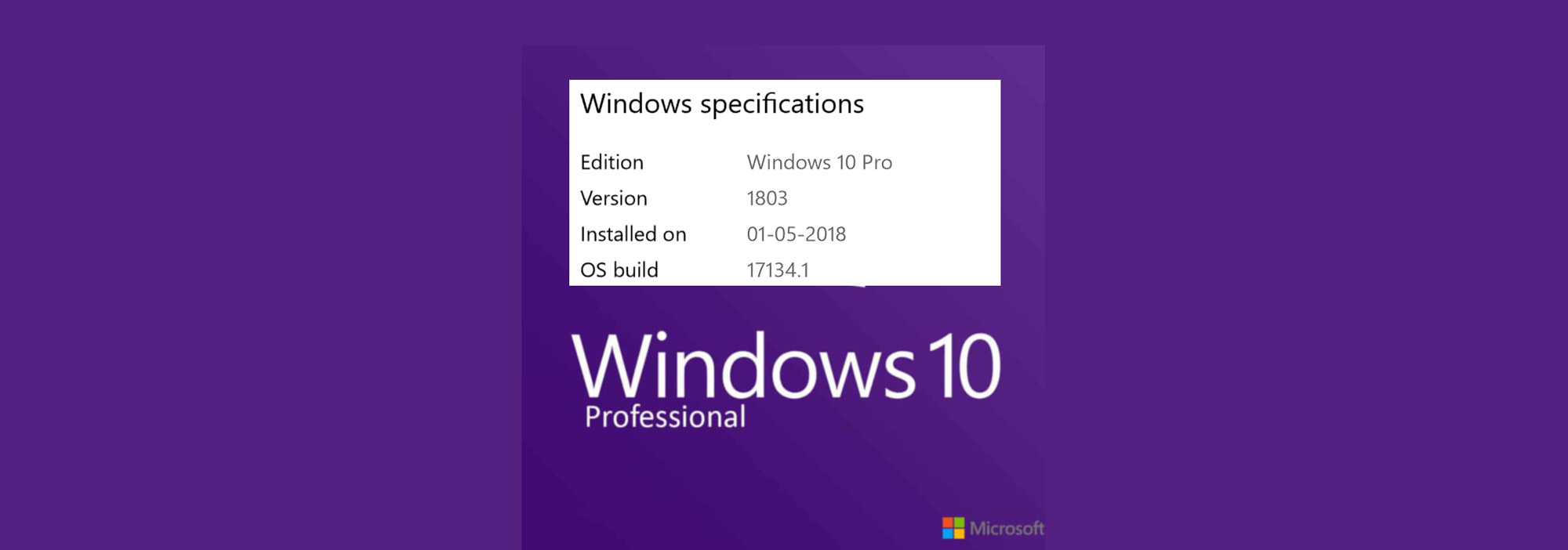 Windows 10 Version 1803 – April Update
