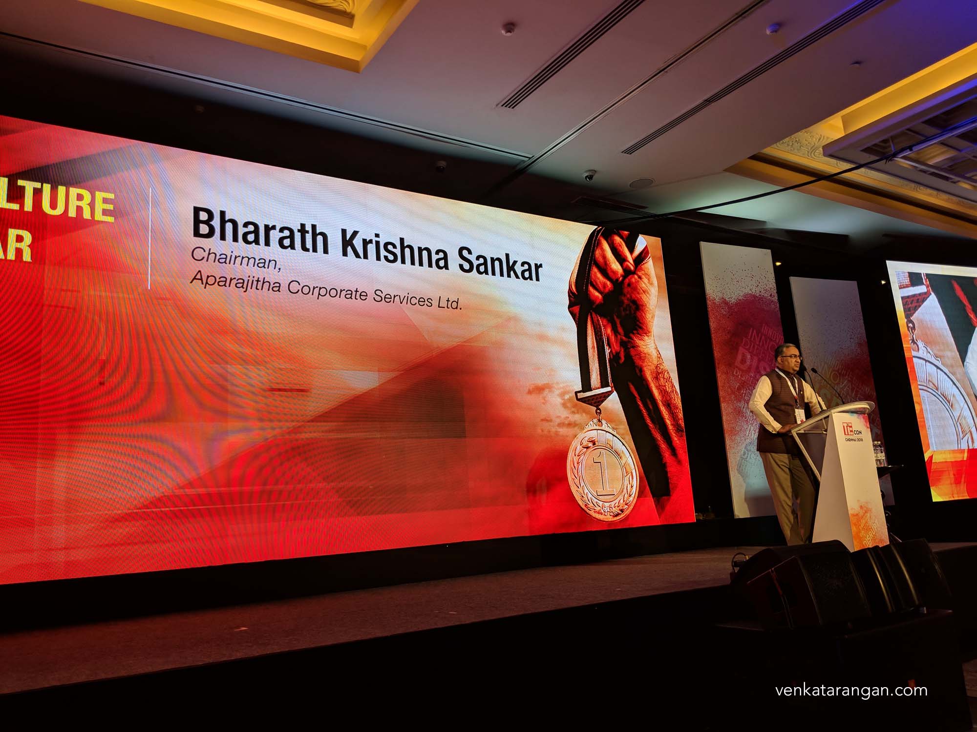 Bharath Krishna Sankar, Aparajitha corporate Services Ltd