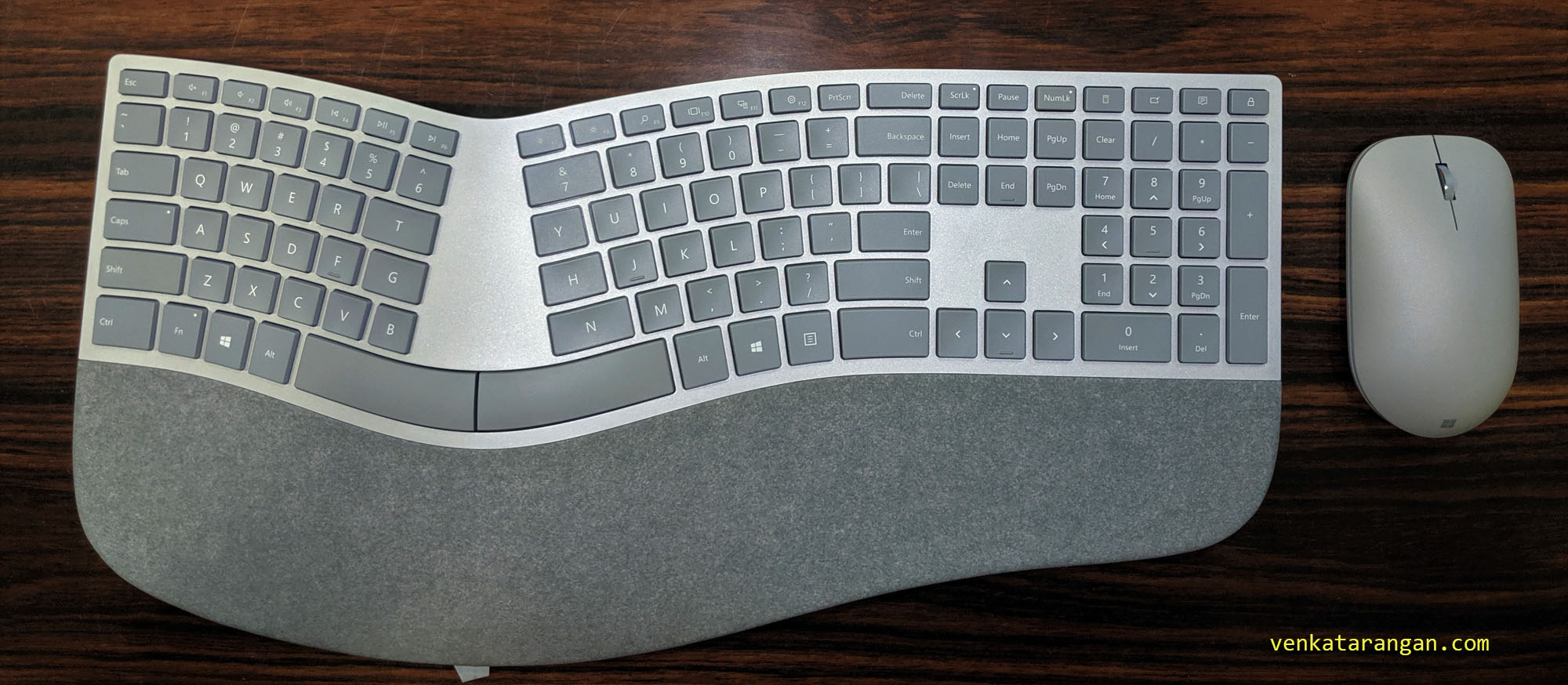 Microsoft Surface Ergonomic Keyboard and Microsoft Surface Mouse