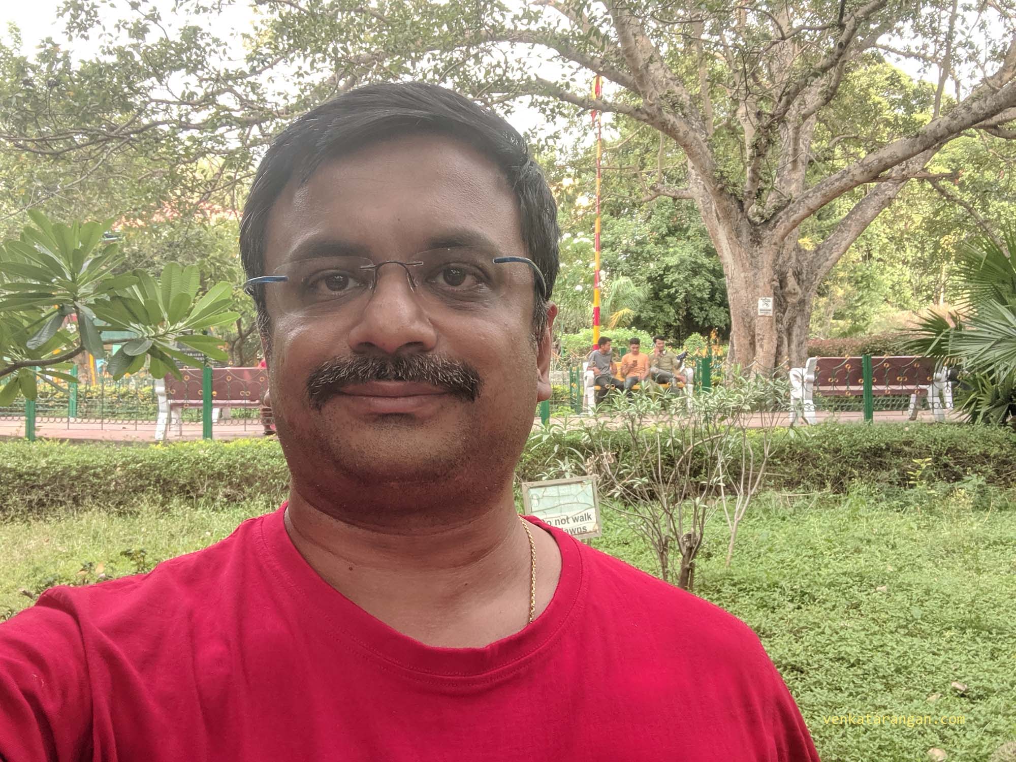 Venkatarangan at the Sir Visvesvarayya park, Bengaluru