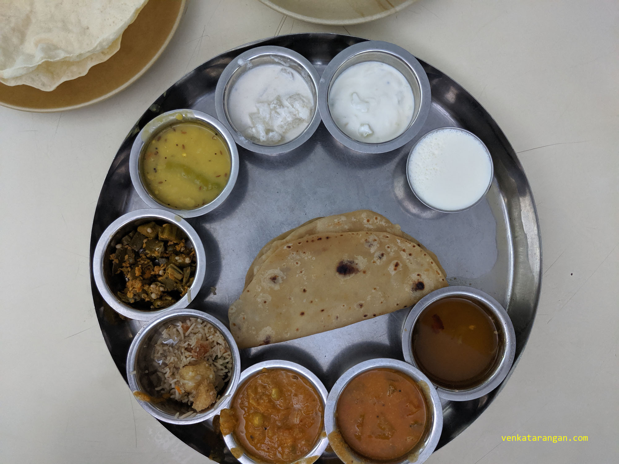 Andhra Vegetarian Meals 