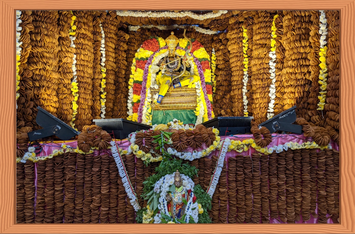 One Lakh "Vada" Garland for Lord Sri Hanuman Jayanthi at Sri Tiripurasundari Temple in Ashok Nagar, Chennai