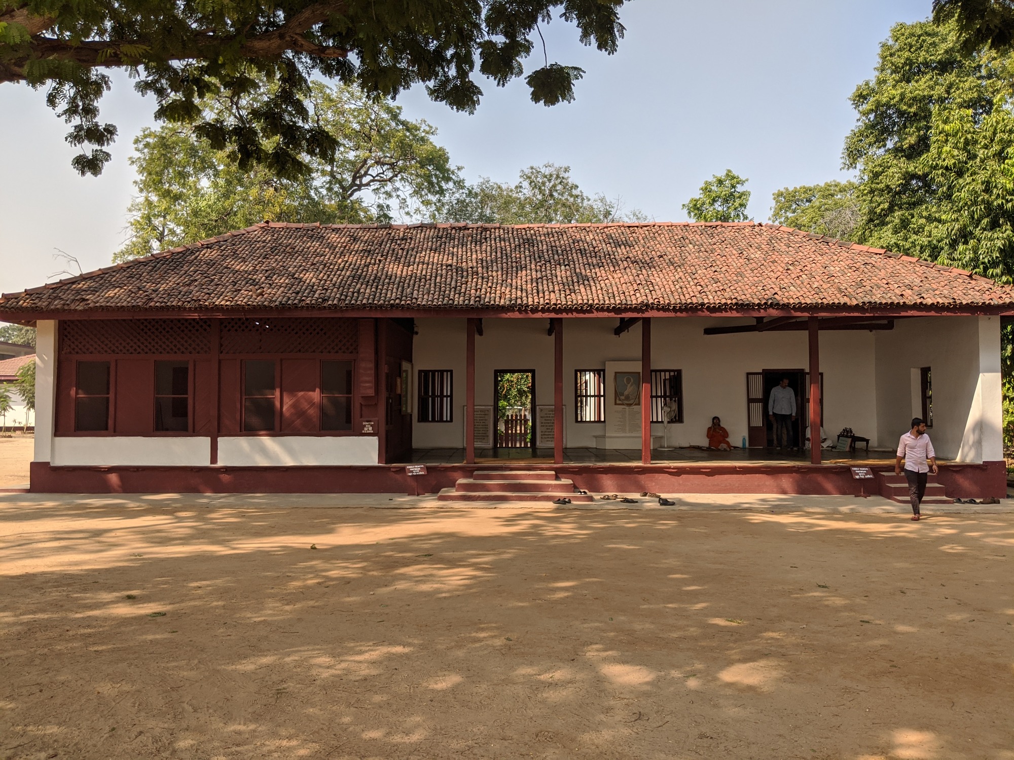 View of Hridaya Kunj, The Residence of Mahatma Gandhi and Kasturba Gandhi