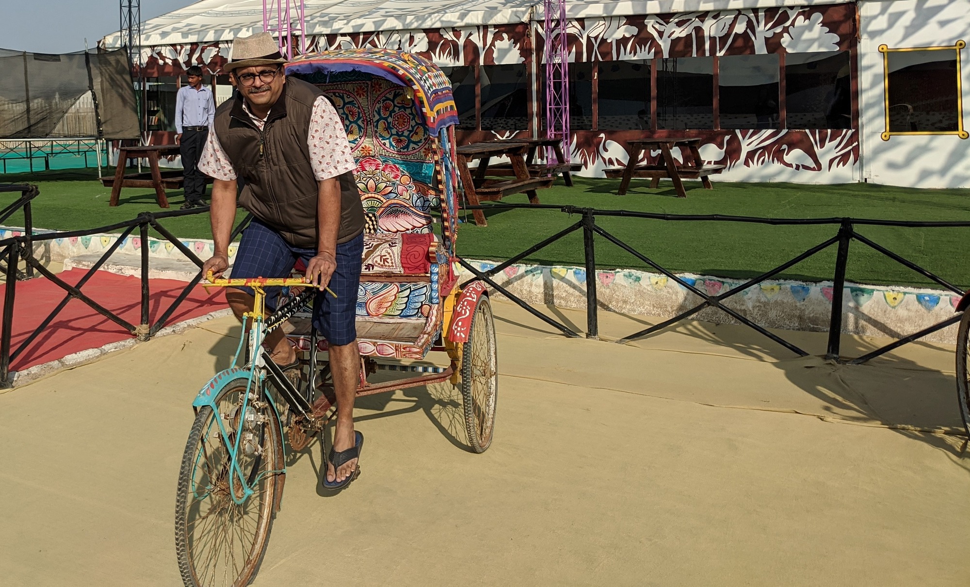 My morning ride - Cycle Rickshaw in display