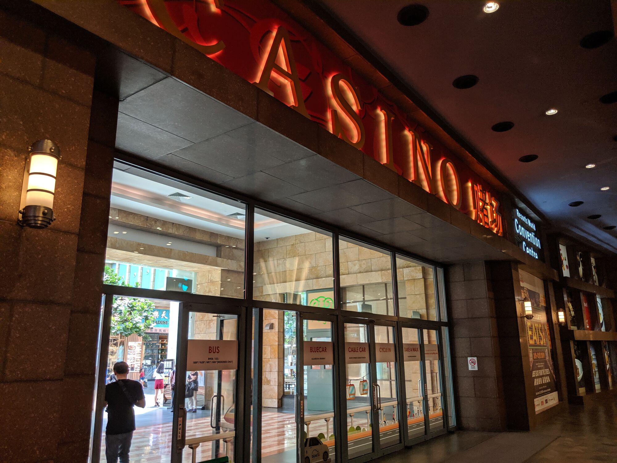 Casino is open for foreign travellers to Singapore