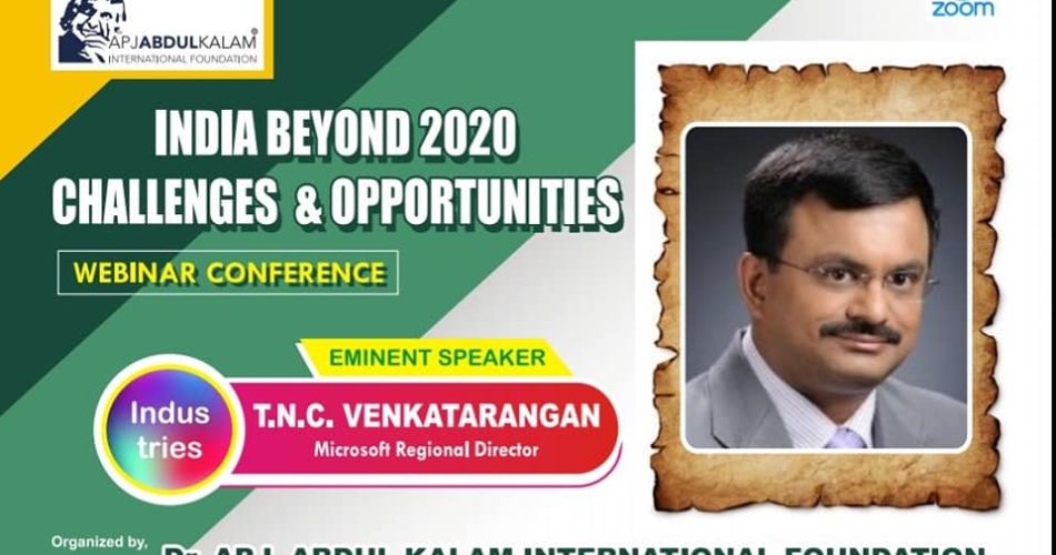 India Beyond 2020 - Challenges & Opportunities - Dr APJ Abdul Kalam International Foundation