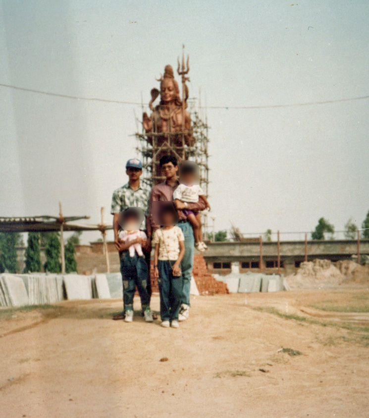 A Siva temple in Rajasthan or New Delhi in 1992