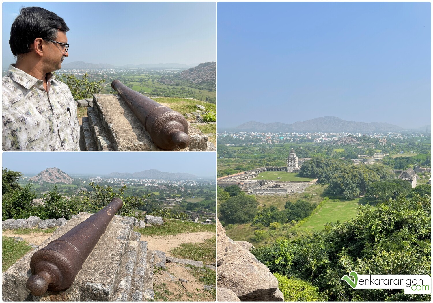 A large cannon - Rajagiri fort, Gingee 