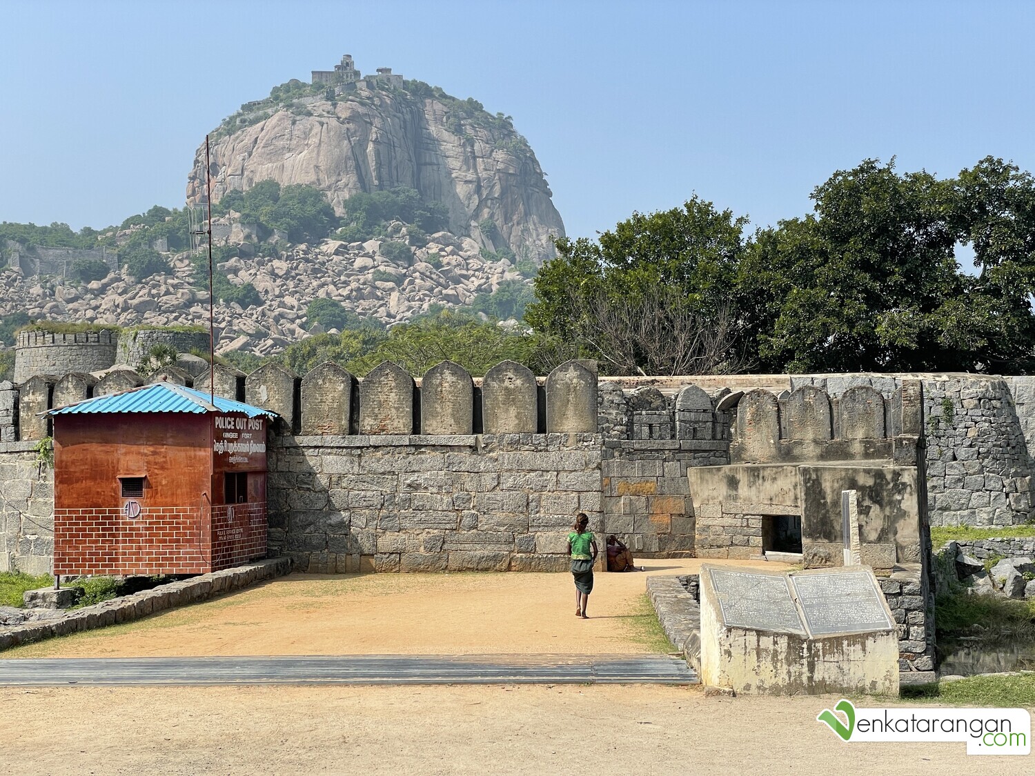 Entrance to Rajagiri fort (Gingee)