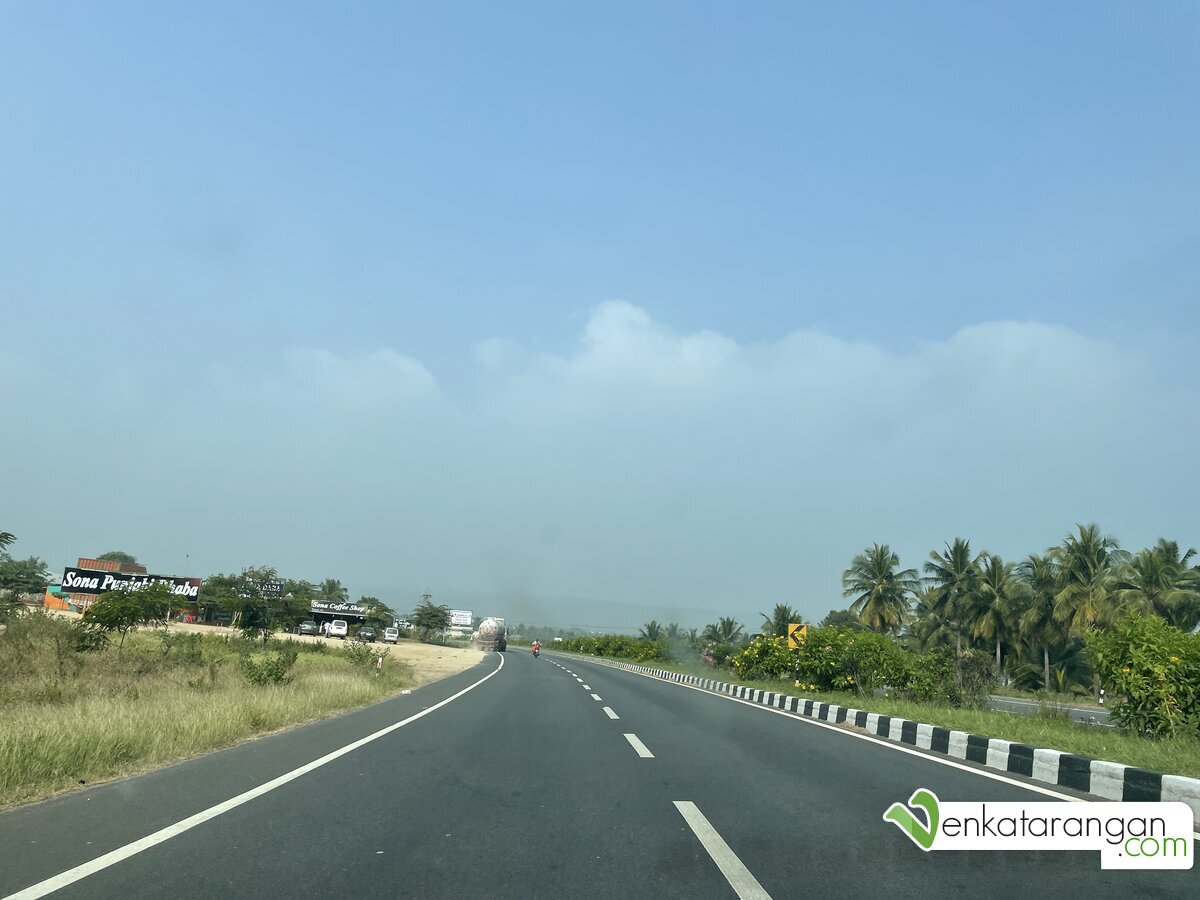 National Highway 44 near Dharmapuri