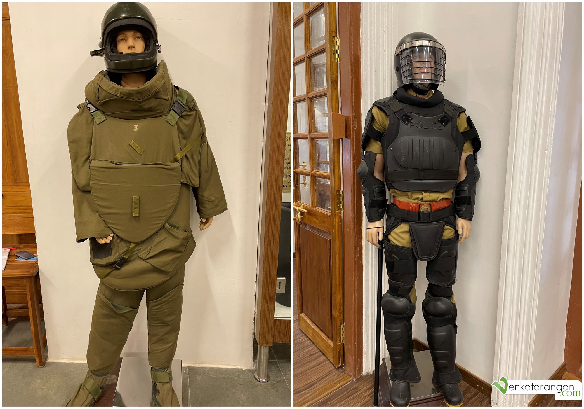 Body Armour, Bomb shield used by the men and women in the force