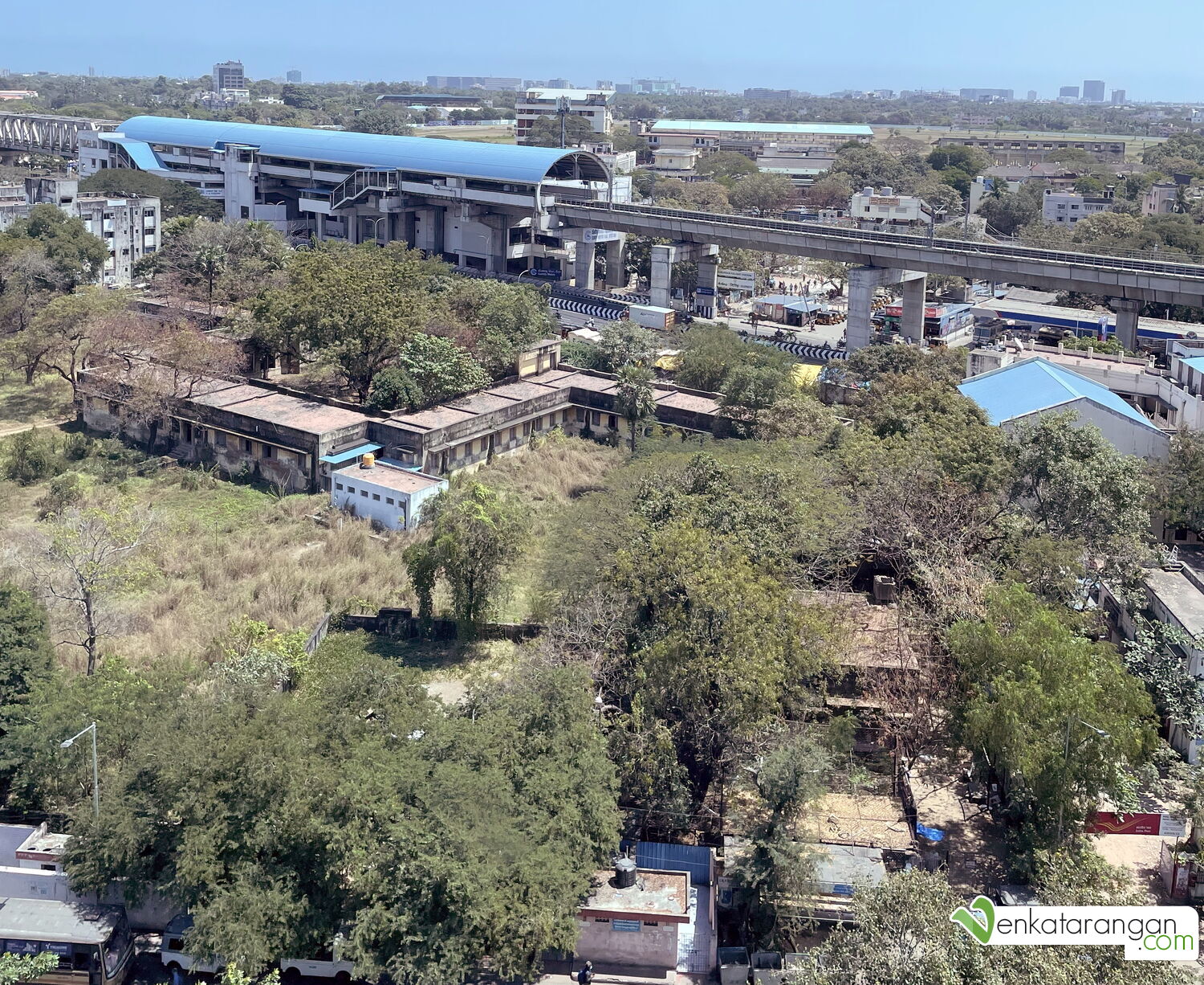 View of Metro station, Guindy