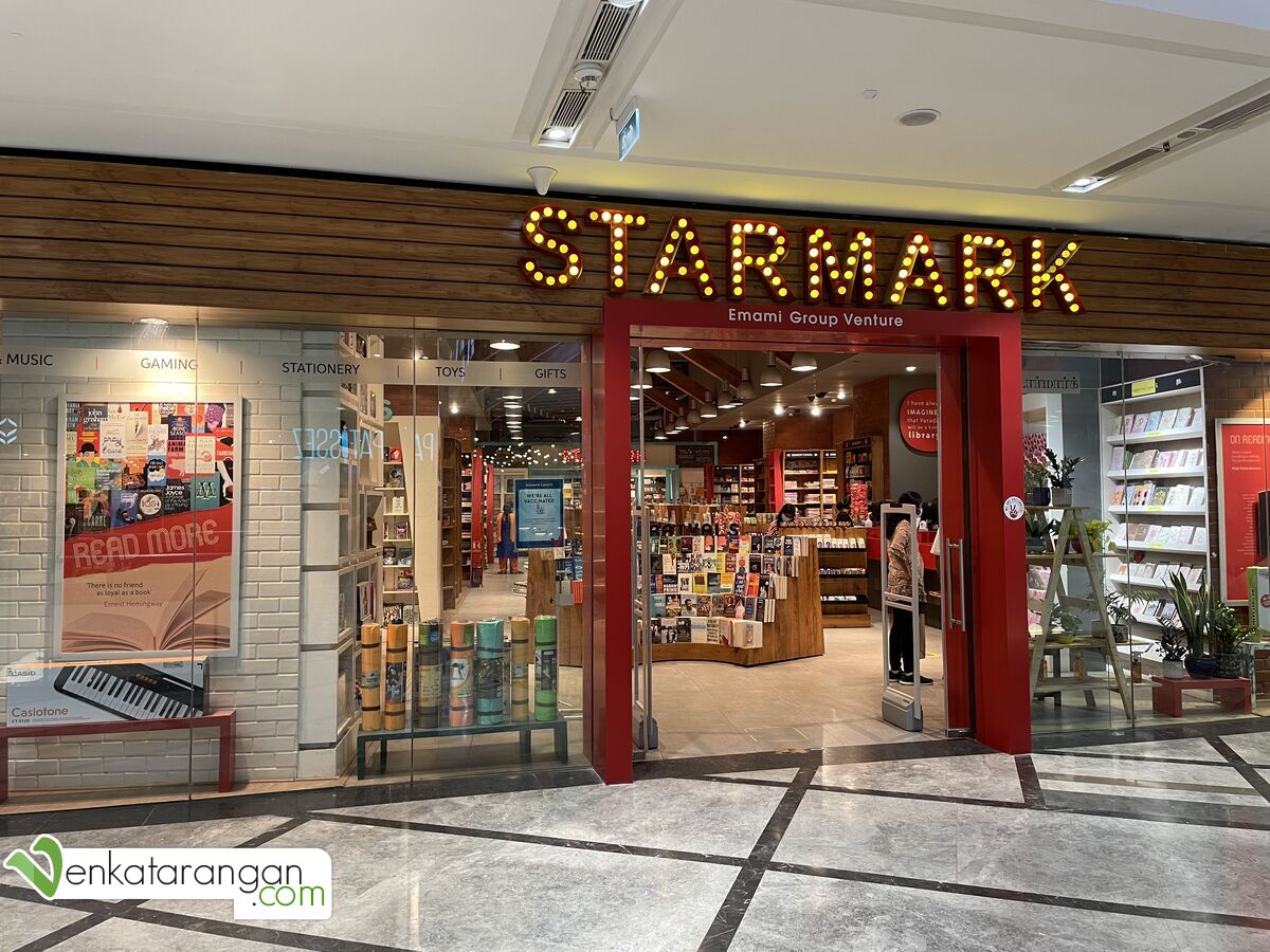 Starmark, Emami Group - The bookstore and probably the largest in a mall in Chennai now