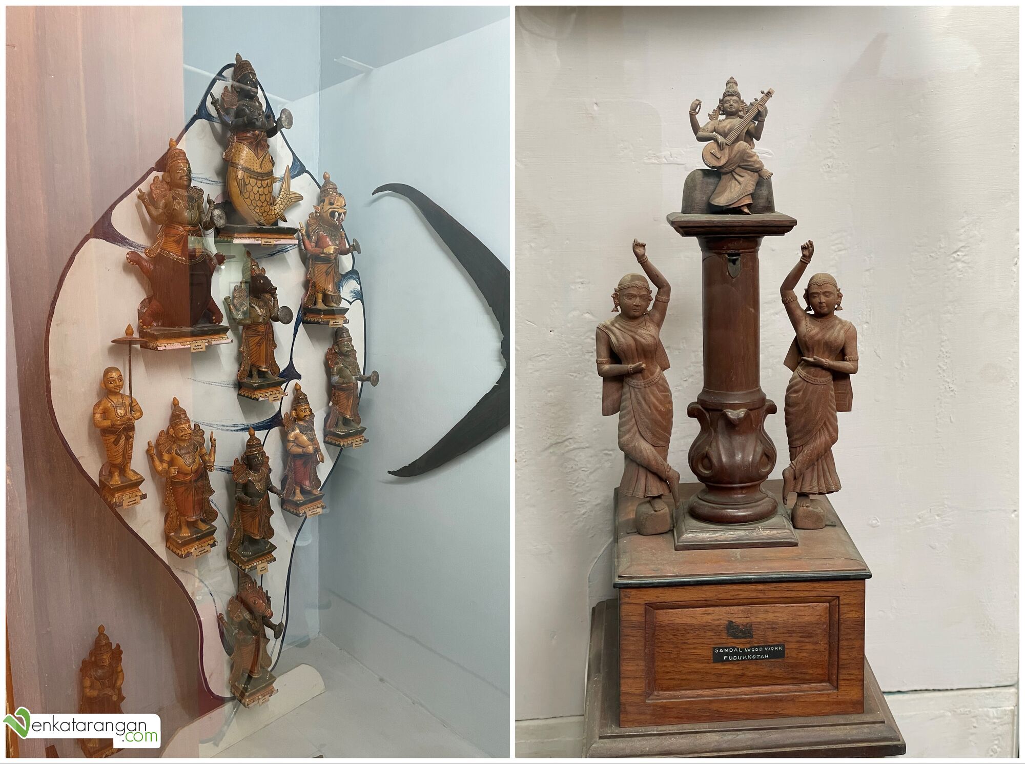 Lord Vishnu's Dasavatharam and Sandalwood work
