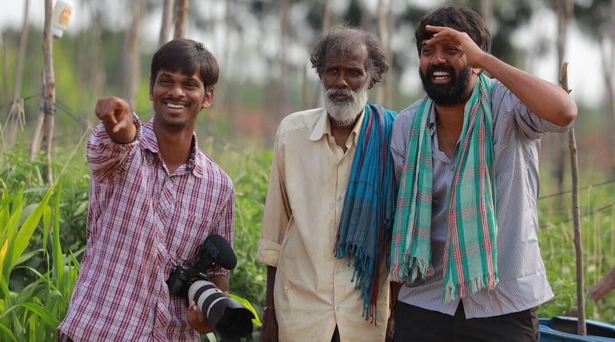 The characters in the film - Ganapathi, Oldman, and Veerababu