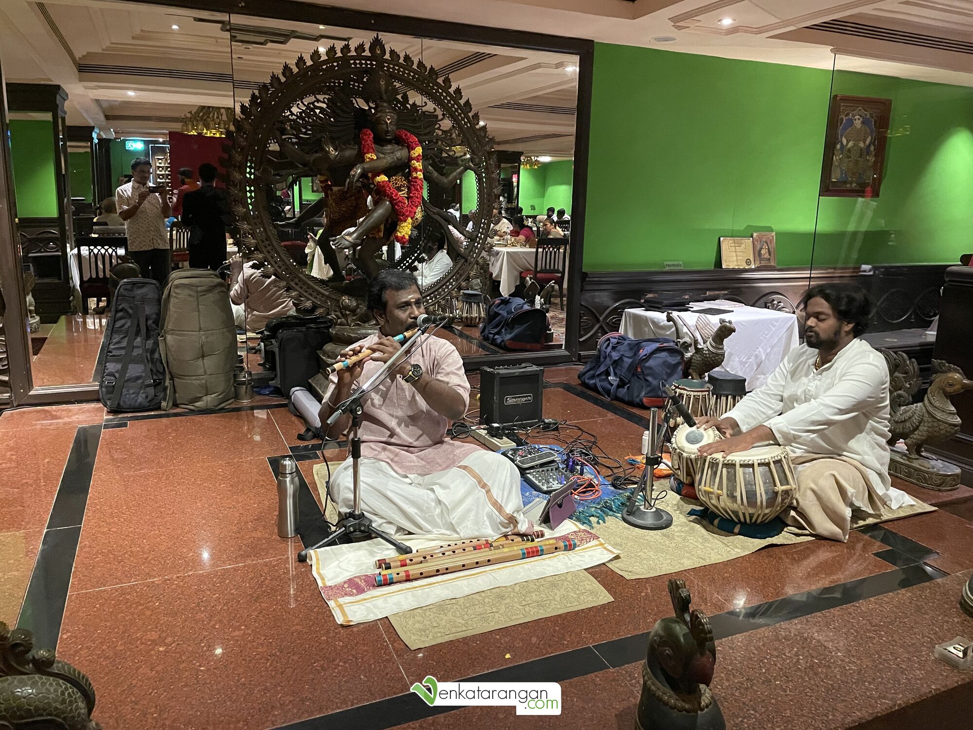Live music performance at the Dakshin, The South Indian Restaurant at the Adyar Gate Hotel