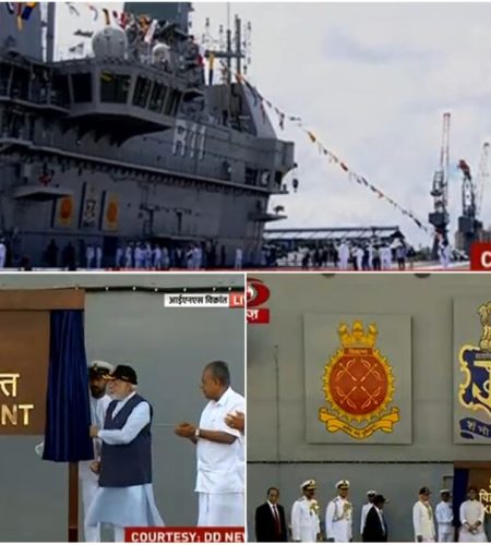 Indigenous aircraft carrier INS Vikrant commissioned by PM Modi