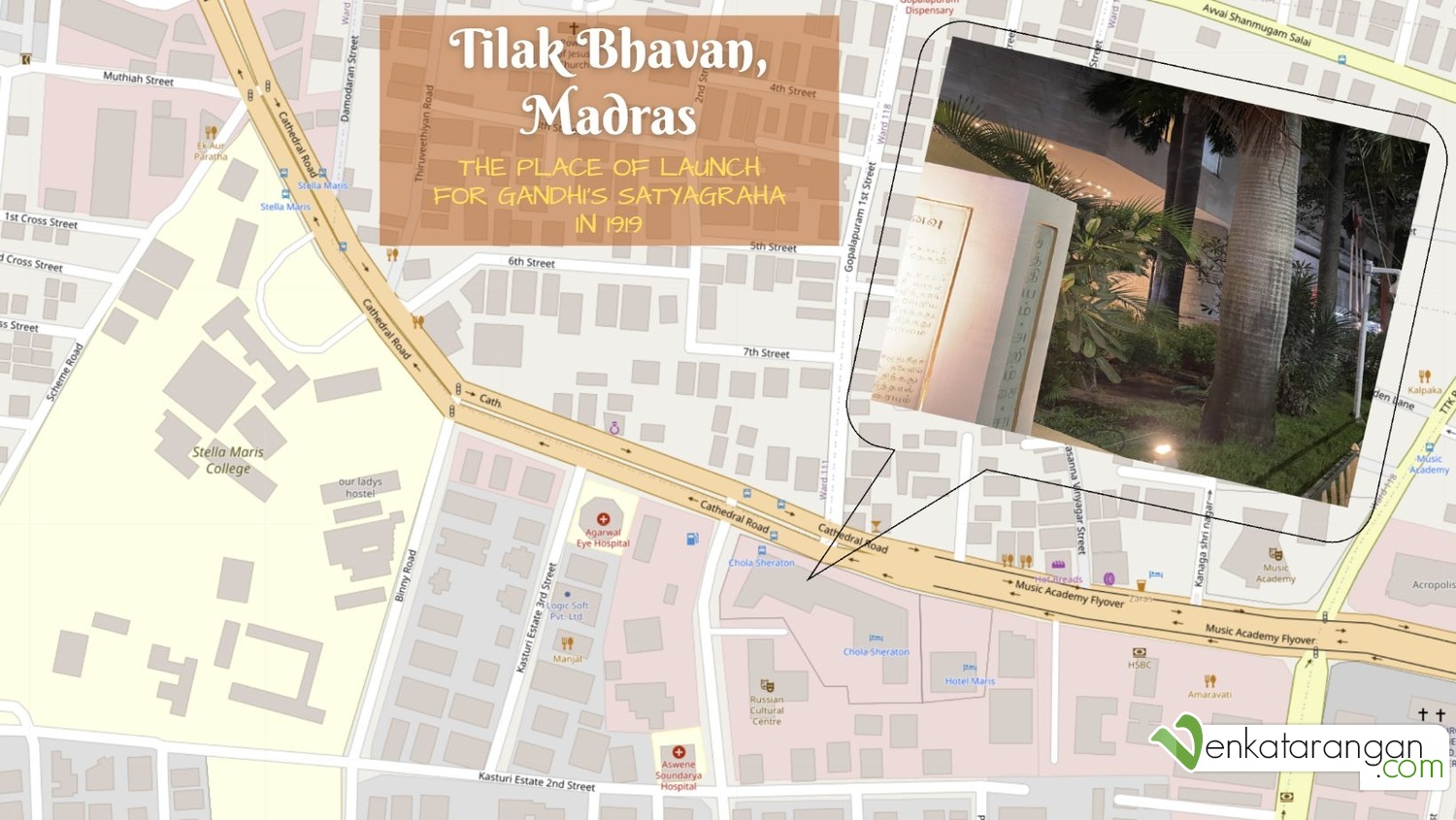 Tilak Bhavan, Madras - The place where Mahatma stayed in 1919