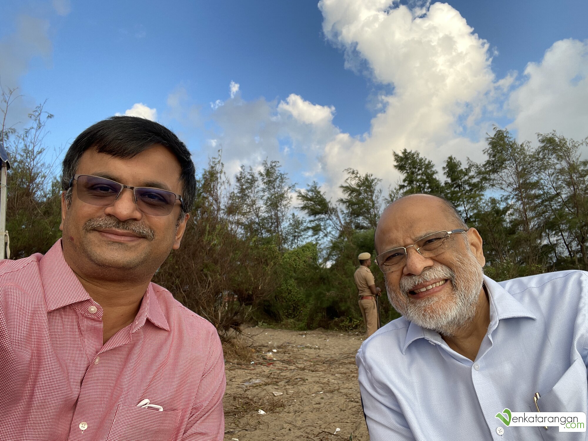 With Dr Sultan Ahmed Ismail (Ecologist, soil biologist and one of the pioneers in vermitech)