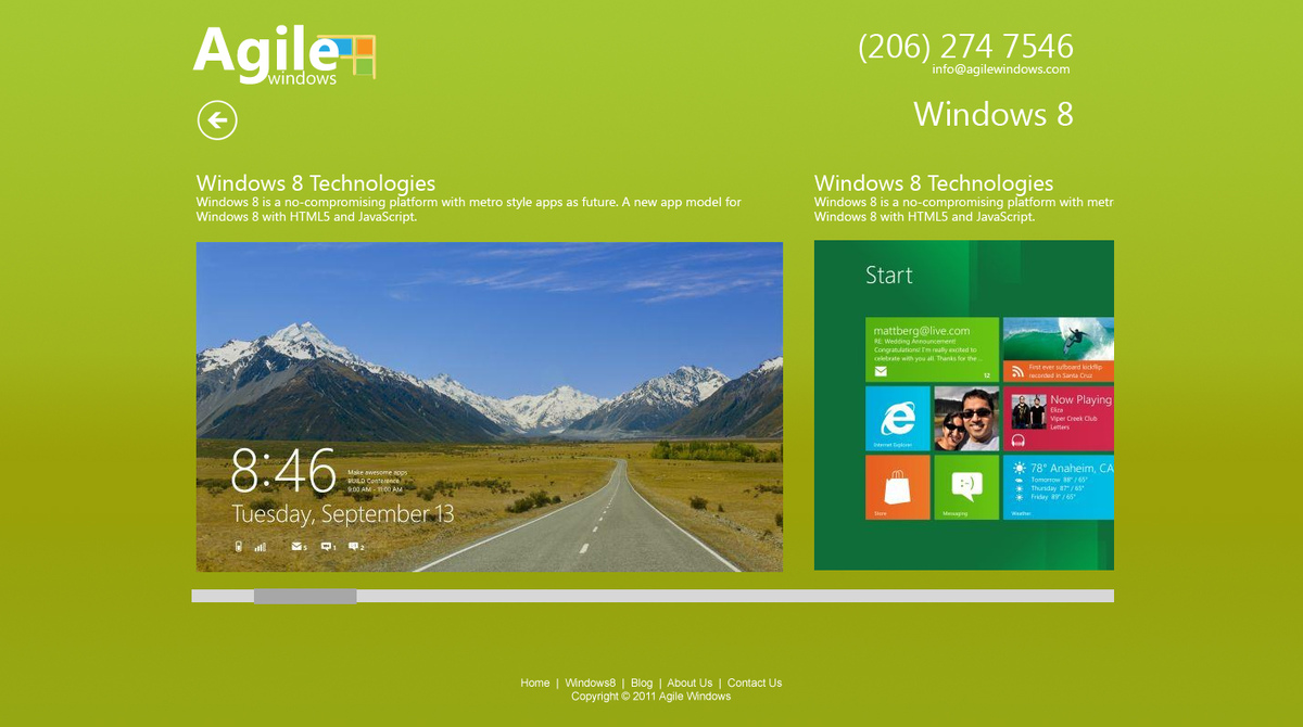 Software Development Services for Windows 8 and Windows Azure