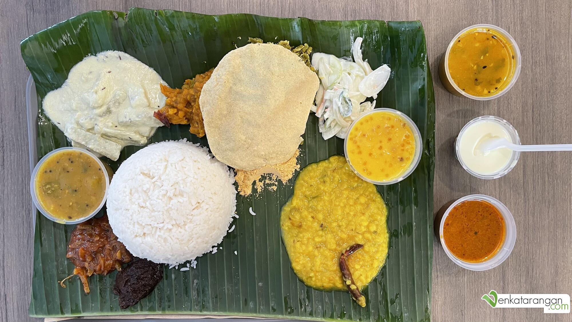 Andhra Meal - Komala Vilas Vegetarian Restaurant, Singapore