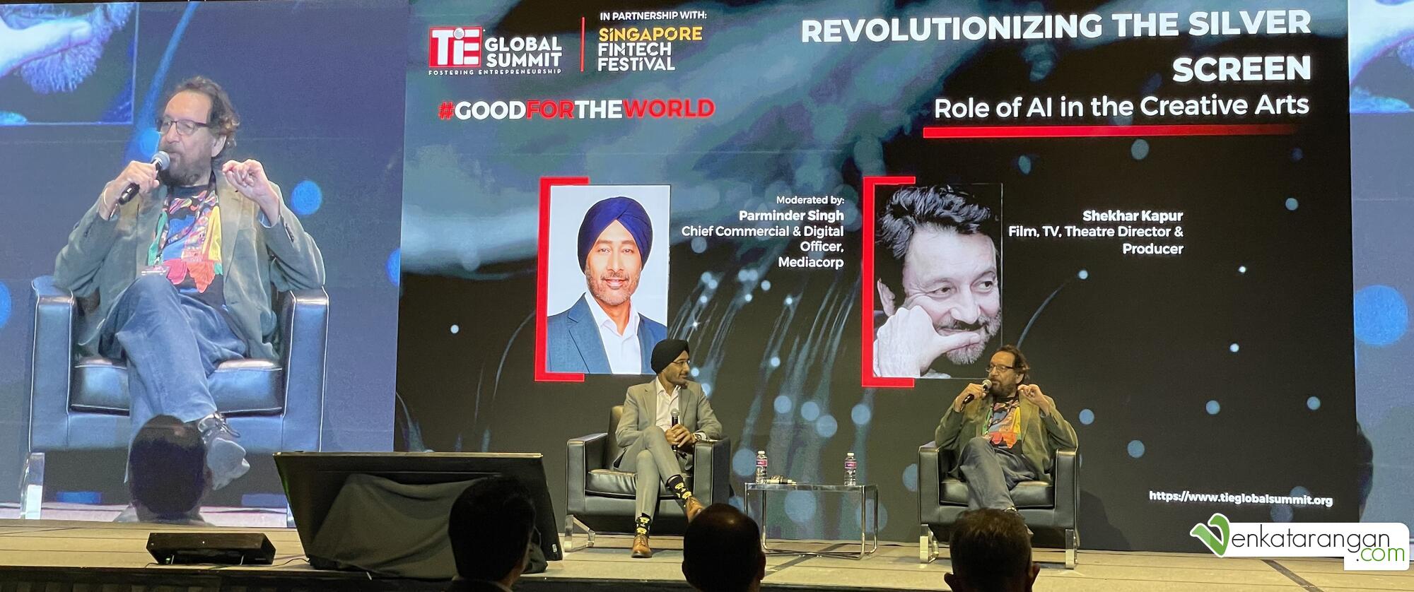 Revolutionizing the silver screen - Role of AI in the creative arts with Shekhar Kapur and Paraminder Singh of Mediacorp