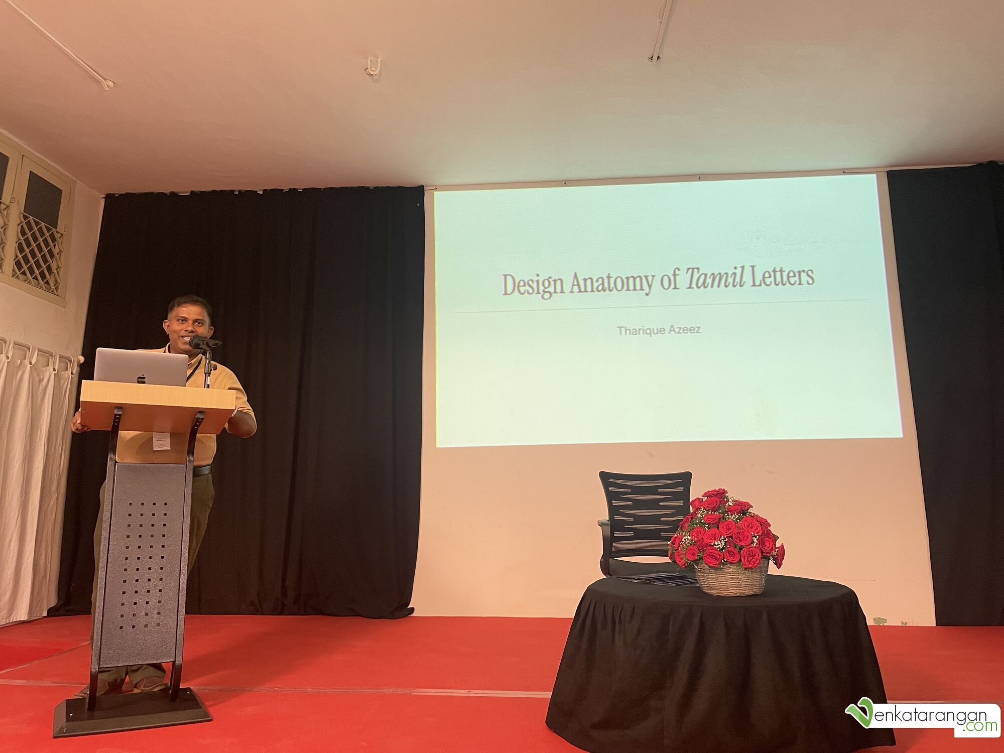 Mr. Tharique Azeez - Anatomy of Tamil letters