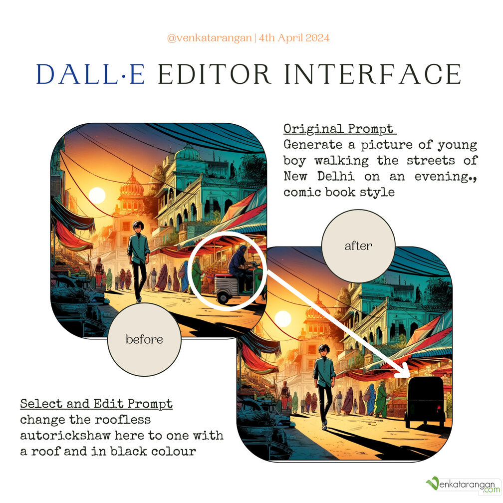 DALL·E editor interface