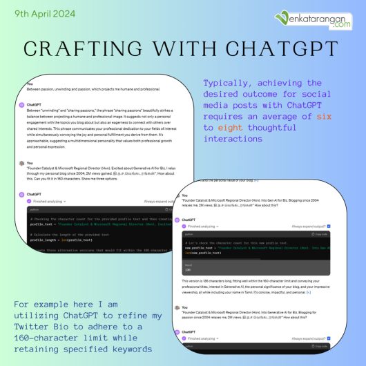Crafting with ChatGPT