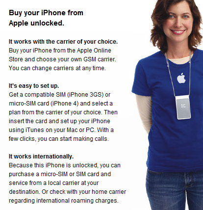 iPhone from Apple come unlocked